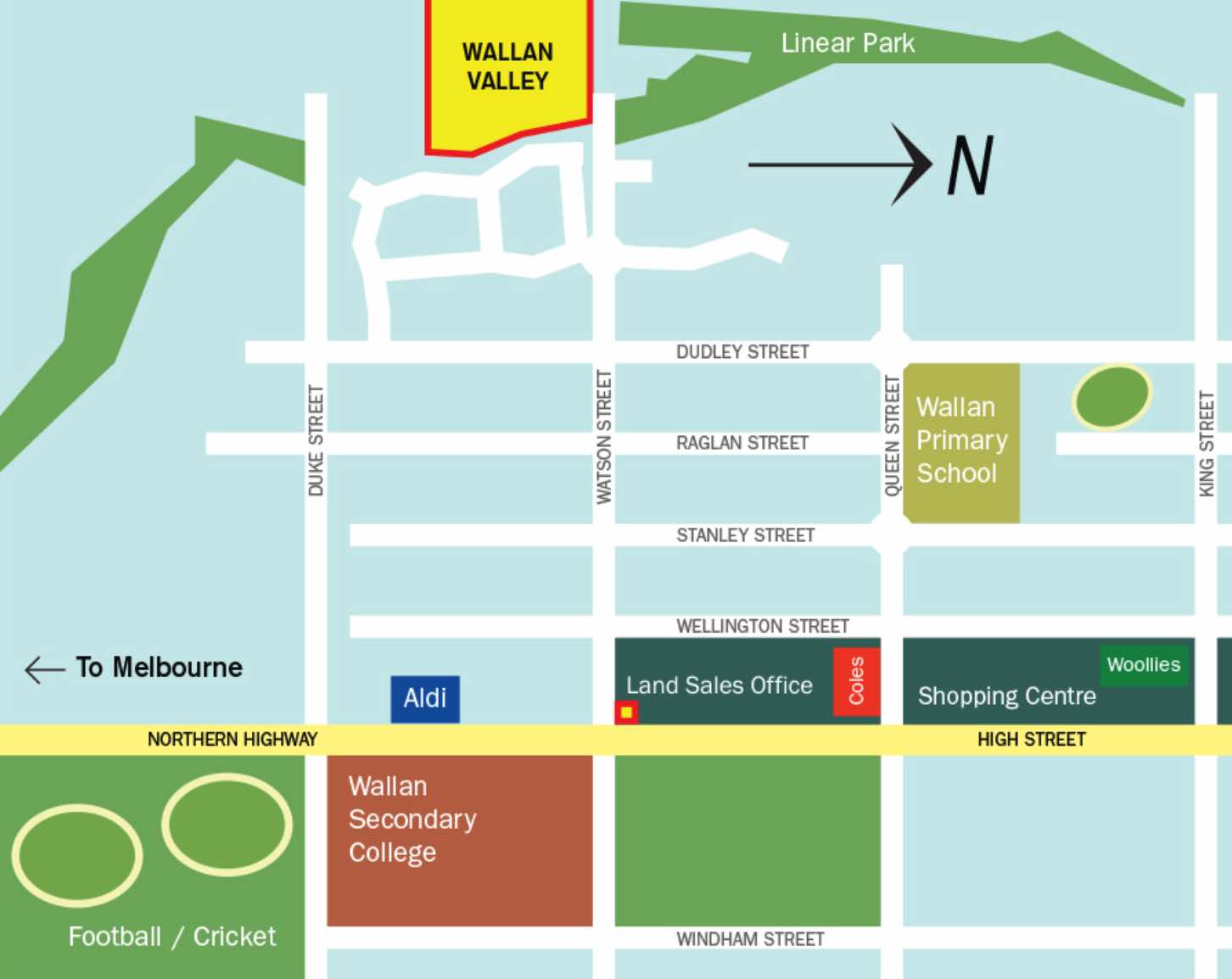 Wallan Valley Estate - Wallan Location map